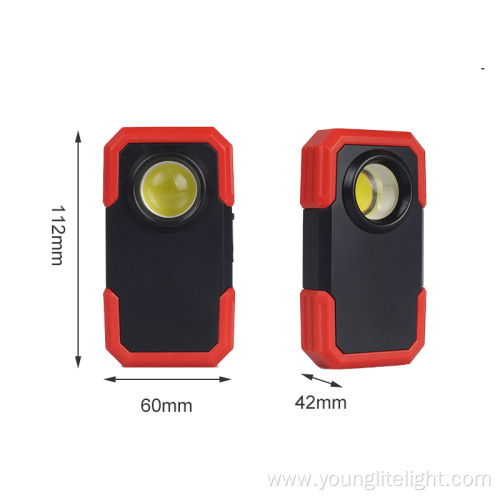 Portable rechargeable LED pocket light pocket work light